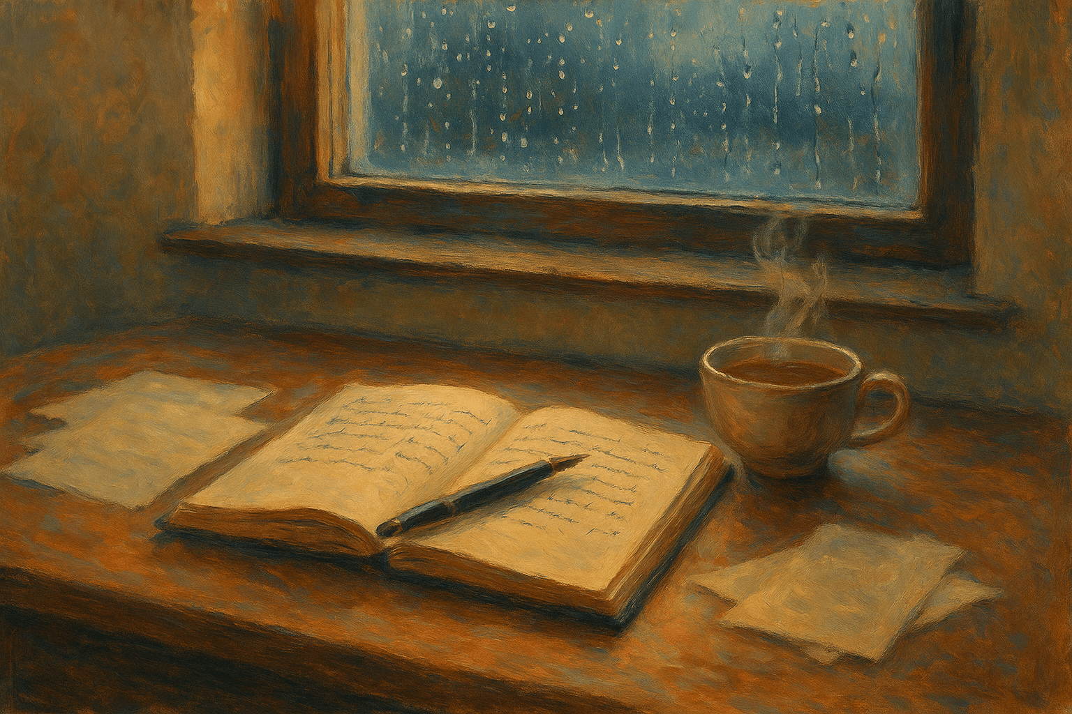 Memoir storytelling illustration